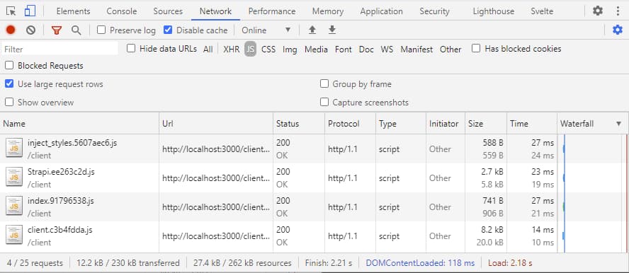 build a sapper/strapi website